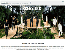 Tablet Screenshot of naturalstyle.ch